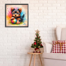 Load image into Gallery viewer, Ball With Little Yorkshire Terrier 30*30CM(Canvas) Full Round Drill Diamond Painting
