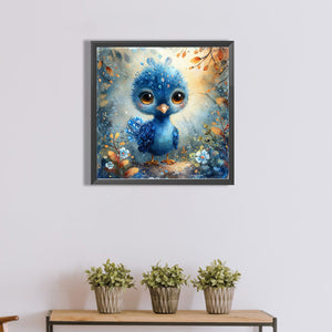 Baby Peacock 40*40CM(Canvas) Full Round Drill Diamond Painting