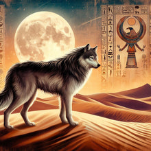 Load image into Gallery viewer, Ancient Egypt And Wolves 40*40CM(Canvas) Full Round Drill Diamond Painting
