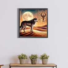 Load image into Gallery viewer, Ancient Egypt And Wolves 40*40CM(Canvas) Full Round Drill Diamond Painting
