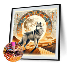 Load image into Gallery viewer, Ancient Egyptian Culture And Wolves 40*40CM(Canvas) Full Round Drill Diamond Painting
