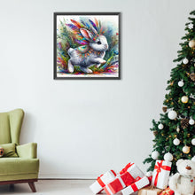 Load image into Gallery viewer, Indian Colorful Rabbit 40*40CM(Canvas) Full Round Drill Diamond Painting
