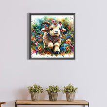 Load image into Gallery viewer, Indian Colorful Feathered White Sheep 40*40CM(Canvas) Full Round Drill Diamond Painting
