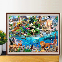 Load image into Gallery viewer, Animal World 50*40CM(Canvas) Full Round Drill Diamond Painting
