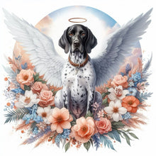 Load image into Gallery viewer, Angel Dog And Baby 30*30CM(Canvas) Full Round Drill Diamond Painting
