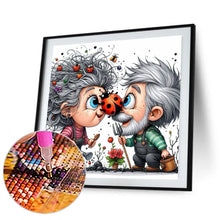 Load image into Gallery viewer, Old Couple 30*30CM(Canvas) Full Round Drill Diamond Painting
