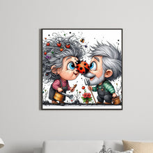 Load image into Gallery viewer, Old Couple 30*30CM(Canvas) Full Round Drill Diamond Painting
