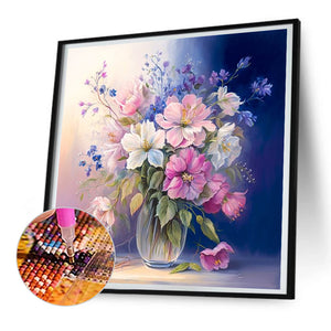 Vase Bouquet 30*30CM(Canvas) Full Round Drill Diamond Painting