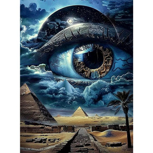 Desert Eye 45*60CM(Canvas) Full Round Drill Diamond Painting