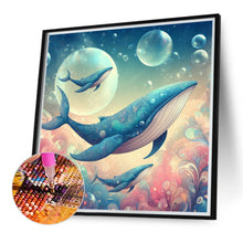 Load image into Gallery viewer, Fantasy Whale 40*40CM(Canvas) Full Round Drill Diamond Painting
