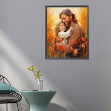 Load image into Gallery viewer, Jesus 40*50CM(Canvas) Full Round Drill Diamond Painting
