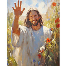 Load image into Gallery viewer, Jesus 40*50CM(Canvas) Full Round Drill Diamond Painting
