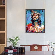 Load image into Gallery viewer, Jesus 40*50CM(Canvas) Full Round Drill Diamond Painting

