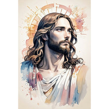 Load image into Gallery viewer, Jesus 40*60CM(Canvas) Full Round Drill Diamond Painting
