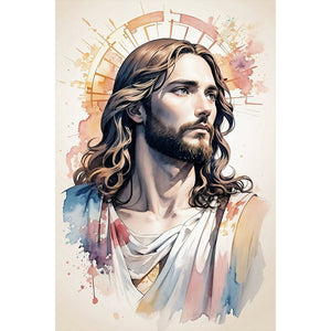 Jesus 40*60CM(Canvas) Full Round Drill Diamond Painting