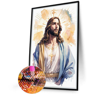 Jesus 40*60CM(Canvas) Full Round Drill Diamond Painting