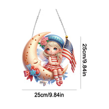 Load image into Gallery viewer, Single-Side Fairy Handmade 5D DIY Diamond Painting Dots Pendant for Office Decor
