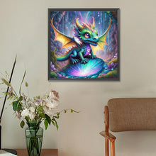 Load image into Gallery viewer, Multi-Colored Dragon 30*30CM(Canvas) Full Round Drill Diamond Painting
