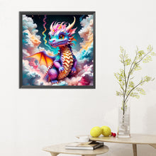 Load image into Gallery viewer, Colorful Dragon In The Mist 30*30CM(Canvas) Full Round Drill Diamond Painting
