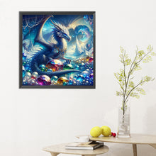 Load image into Gallery viewer, Dragons And Dragon&#39;S Treasures 30*30CM(Canvas) Full Round Drill Diamond Painting
