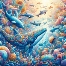 Load image into Gallery viewer, Multicolor Underwater World 30*30CM(Canvas) Full Round Drill Diamond Painting
