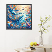 Load image into Gallery viewer, Multicolor Underwater World 30*30CM(Canvas) Full Round Drill Diamond Painting
