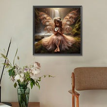 Load image into Gallery viewer, Daisy Angel Girl 30*30CM(Canvas) Full Round Drill Diamond Painting

