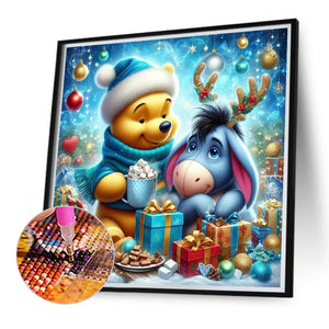 Winnie The Pooh 40*40CM(Canvas) Full Round Drill Diamond Painting