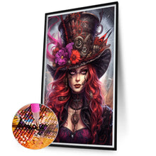 Load image into Gallery viewer, Red Hair Girl 40*70CM(Canvas) Full Round Drill Diamond Painting
