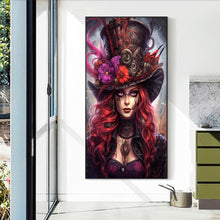 Load image into Gallery viewer, Red Hair Girl 40*70CM(Canvas) Full Round Drill Diamond Painting
