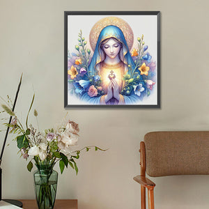 Saint 30*30CM(Canvas) Full Round Drill Diamond Painting