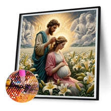 Load image into Gallery viewer, Saint Jesus 30*30CM(Canvas) Full Round Drill Diamond Painting
