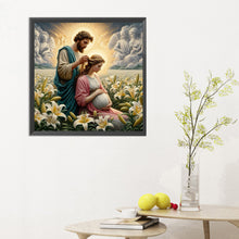 Load image into Gallery viewer, Saint Jesus 30*30CM(Canvas) Full Round Drill Diamond Painting
