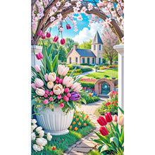 Load image into Gallery viewer, Manor Flowers And Plants 30*50CM(Canvas) Full Round Drill Diamond Painting
