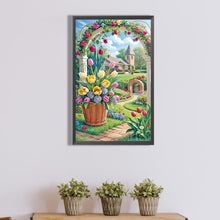 Load image into Gallery viewer, Manor Flowers And Plants 30*50CM(Canvas) Full Round Drill Diamond Painting
