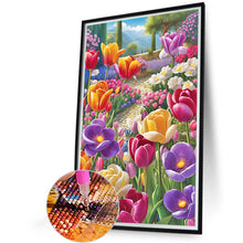 Load image into Gallery viewer, Colorful Flowers 40*60CM(Canvas) Full Round Drill Diamond Painting
