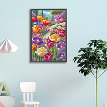 Load image into Gallery viewer, Colorful Flowers 40*60CM(Canvas) Full Round Drill Diamond Painting
