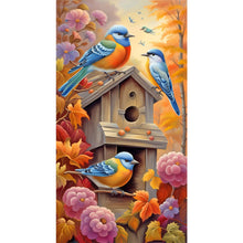 Load image into Gallery viewer, Bird On Branch 40*70CM(Canvas) Full Round Drill Diamond Painting
