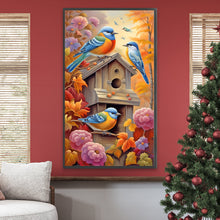 Load image into Gallery viewer, Bird On Branch 40*70CM(Canvas) Full Round Drill Diamond Painting
