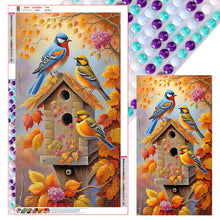 Load image into Gallery viewer, Bird On Branch 40*70CM(Canvas) Full Round Drill Diamond Painting
