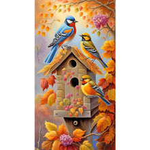 Load image into Gallery viewer, Bird On Branch 40*70CM(Canvas) Full Round Drill Diamond Painting
