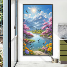 Load image into Gallery viewer, Pastoral Scenery 40*70CM(Canvas) Full Round Drill Diamond Painting
