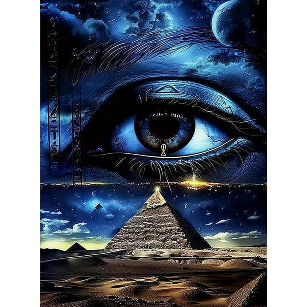 Pyramid Eye 45*60CM(Canvas) Full Round Drill Diamond Painting