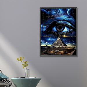 Pyramid Eye 45*60CM(Canvas) Full Round Drill Diamond Painting