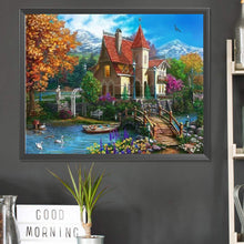 Load image into Gallery viewer, Woods House 50*40CM(Canvas) Full Square Drill Diamond Painting
