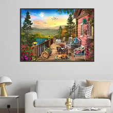 Load image into Gallery viewer, Woods House 70*50CM(Canvas) Full Square Drill Diamond Painting
