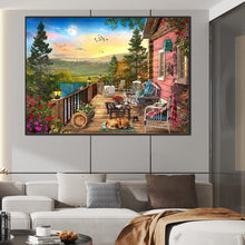Load image into Gallery viewer, Woods House 70*50CM(Canvas) Full Square Drill Diamond Painting
