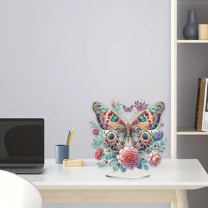 Butterfly Desktop Diamond Art Kits Diamond Art Tabletop Decor Home Office Decor