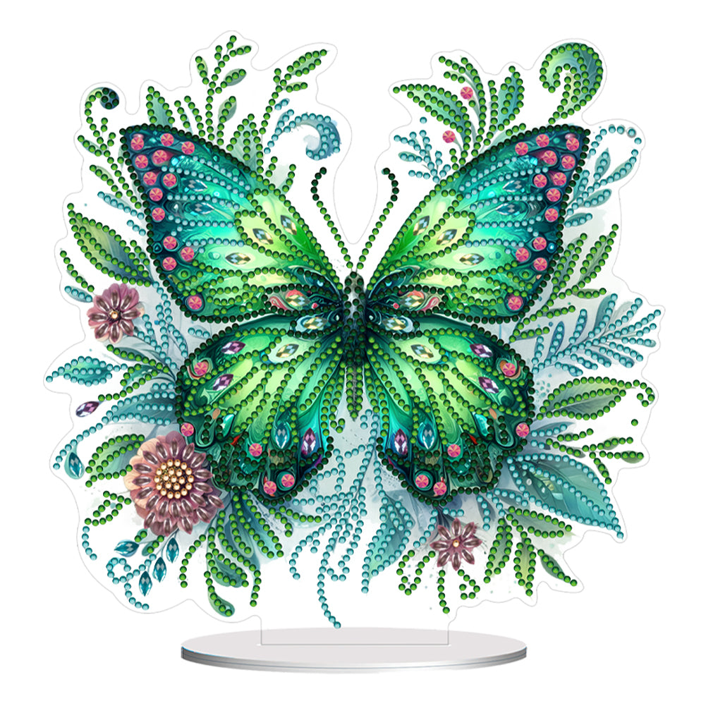 Butterfly Desktop Diamond Art Kits Diamond Art Tabletop Decor Home Office Decor