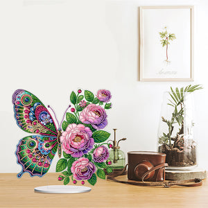 Butterfly Desktop Diamond Art Kits Diamond Art Tabletop Decor Home Office Decor